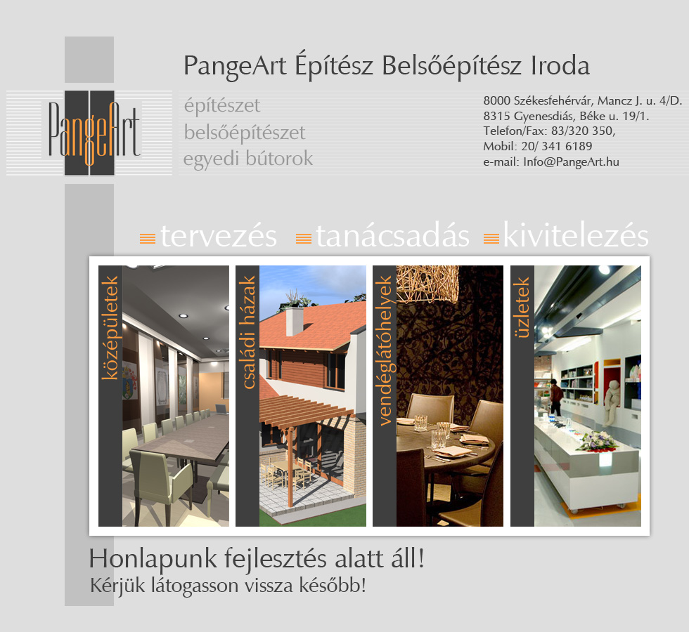 PangeArt Építész Belsőépítész Iroda | építészet, belsőépítészet, egyedi bútorok | tervezés, tanácsadás, kivitelezés